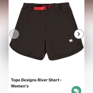 Topo designs River shorts size XS